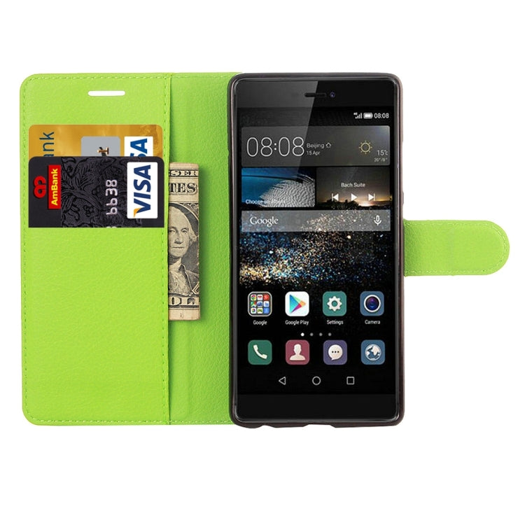 For Huawei P9 Litchi Texture Horizontal Flip Leather Case with Holder & Card Slots & Wallet