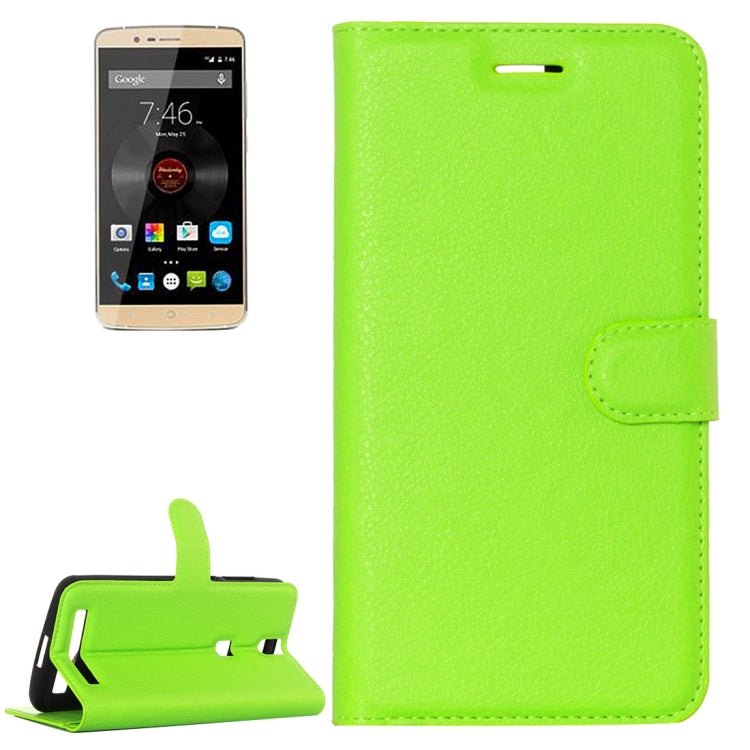 Litchi Texture Horizontal Flip Leather Case with Holder & Card Slots & Wallet for Elephone P8000