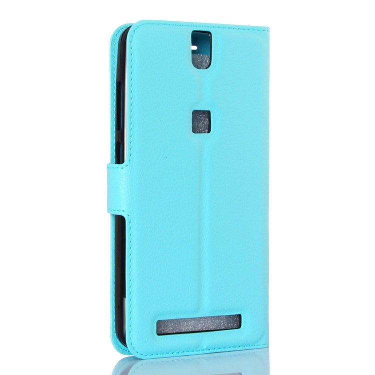 Litchi Texture Horizontal Flip Leather Case with Holder & Card Slots & Wallet for Elephone P8000