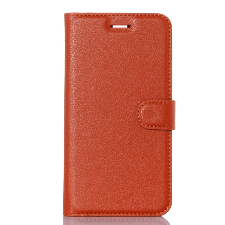 Litchi Texture Horizontal Flip Leather Case with Holder & Card Slots & Wallet for Elephone P8000