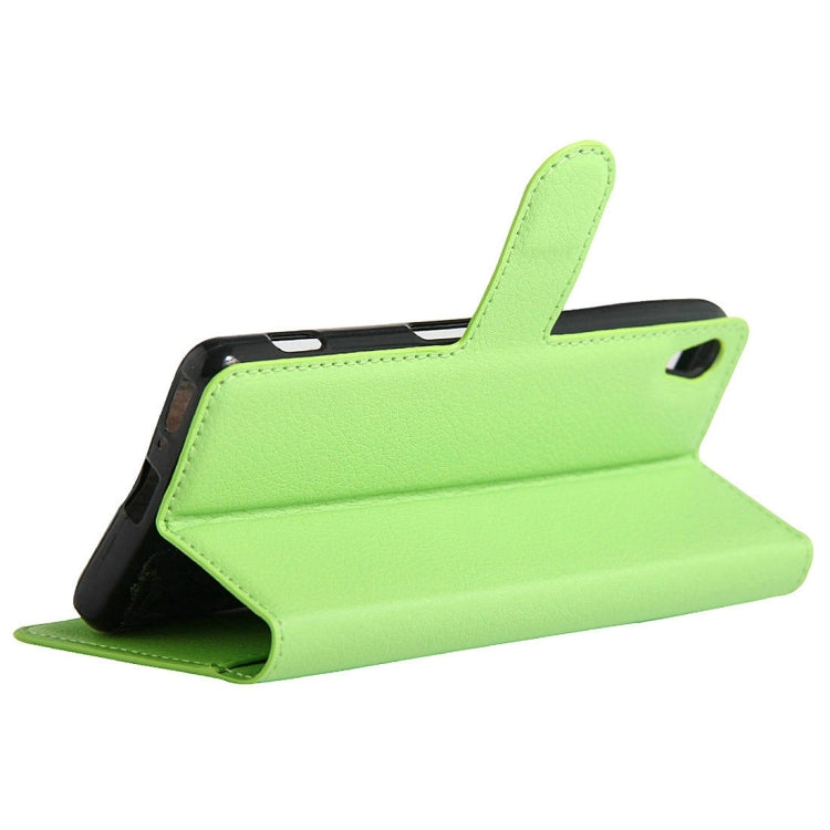 Litchi Texture Horizontal Flip Leather Case with Holder & Card Slots & Wallet for Sony Xperia XA