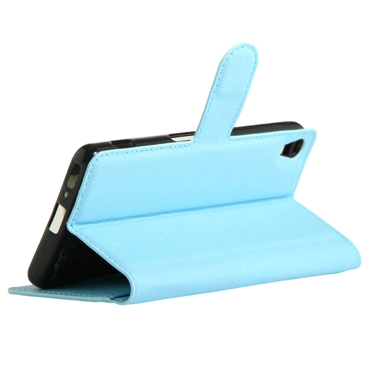 Litchi Texture Horizontal Flip Leather Case with Holder & Card Slots & Wallet for Sony Xperia XA