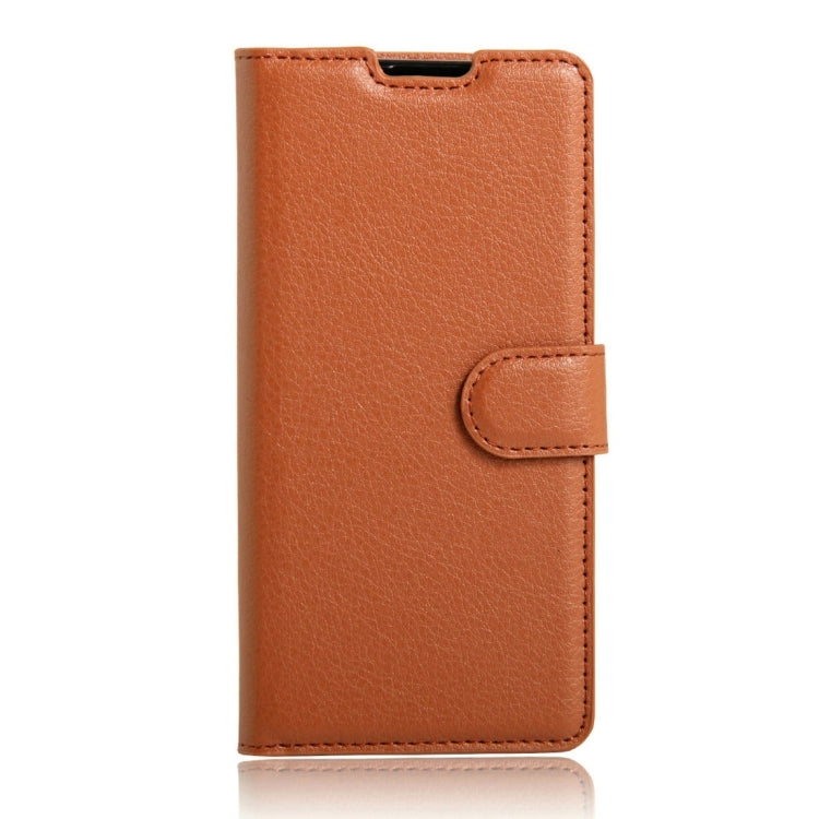 Litchi Texture Horizontal Flip Leather Case with Holder & Card Slots & Wallet for Sony Xperia XA