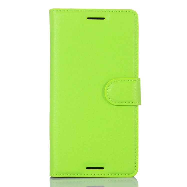 Litchi Texture Horizontal Flip Leather Case with Holder & Card Slots & Wallet for Sony Xperia X Performance