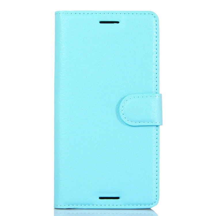 Litchi Texture Horizontal Flip Leather Case with Holder & Card Slots & Wallet for Sony Xperia X Performance