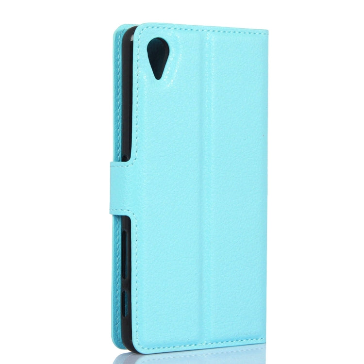 Litchi Texture Horizontal Flip Leather Case with Holder & Card Slots & Wallet for Sony Xperia X Performance