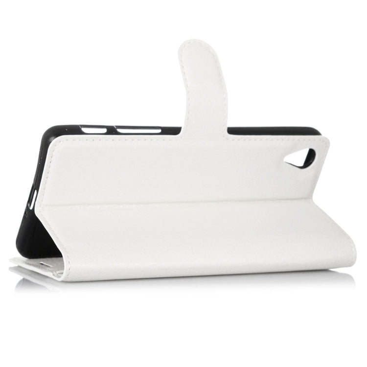 Litchi Texture Horizontal Flip Leather Case with Holder & Card Slots & Wallet for Sony Xperia X Performance