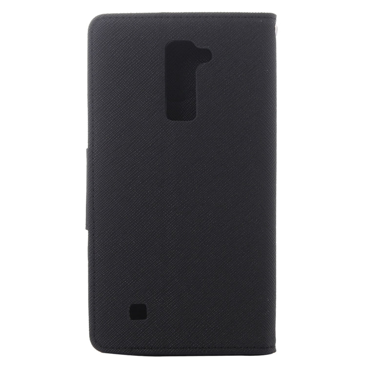 For LG K7 Cross Texture Horizontal Flip Leather Case with Magnetic Buckle & Holder & Card Slots & Wallet
