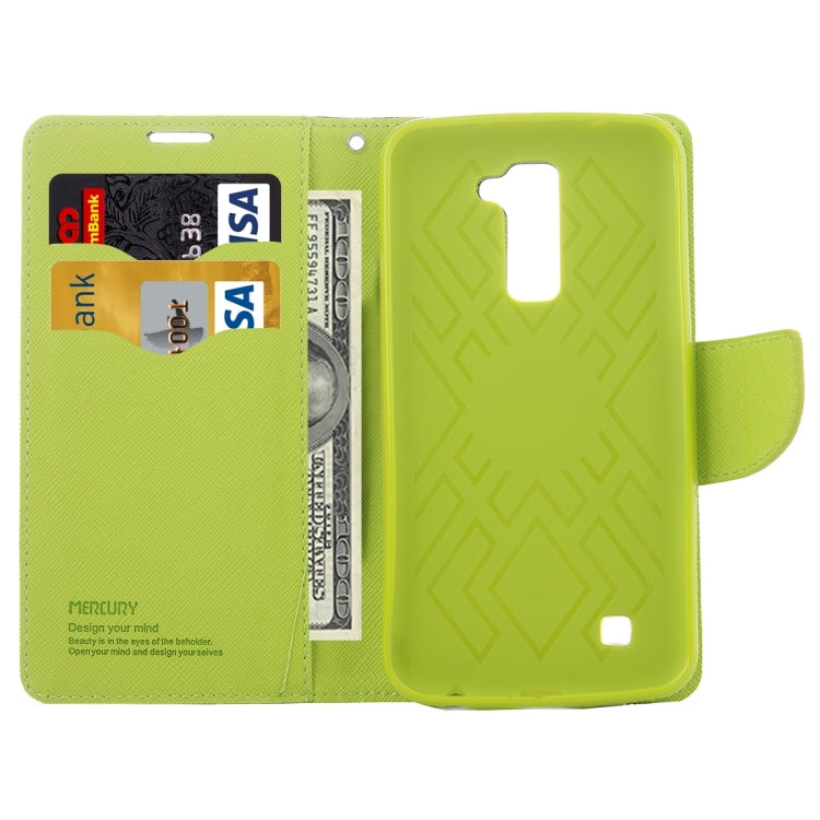 For LG K7 Cross Texture Horizontal Flip Leather Case with Magnetic Buckle & Holder & Card Slots & Wallet