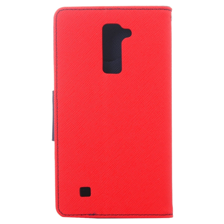 For LG K7 Cross Texture Horizontal Flip Leather Case with Magnetic Buckle & Holder & Card Slots & Wallet