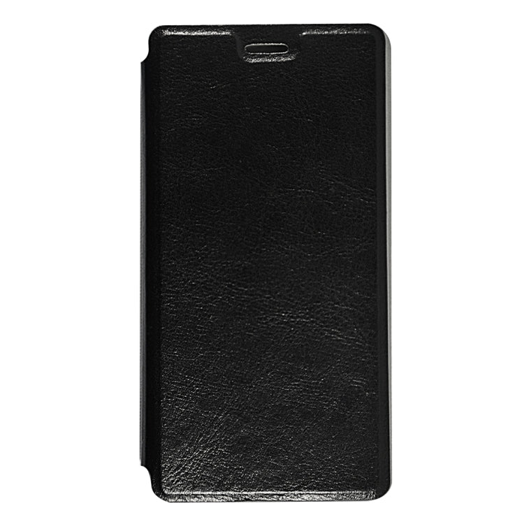 VKworld F1 Horizontal Flip PU Leather Case with Magnetic Stickers for S-MPH-1795(Black)