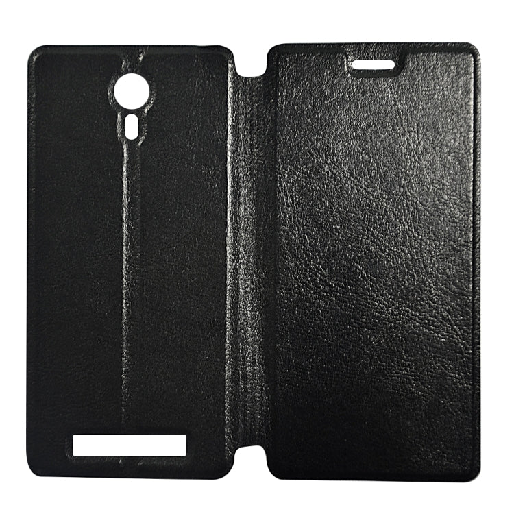 VKworld F1 Horizontal Flip PU Leather Case with Magnetic Stickers for S-MPH-1795(Black)