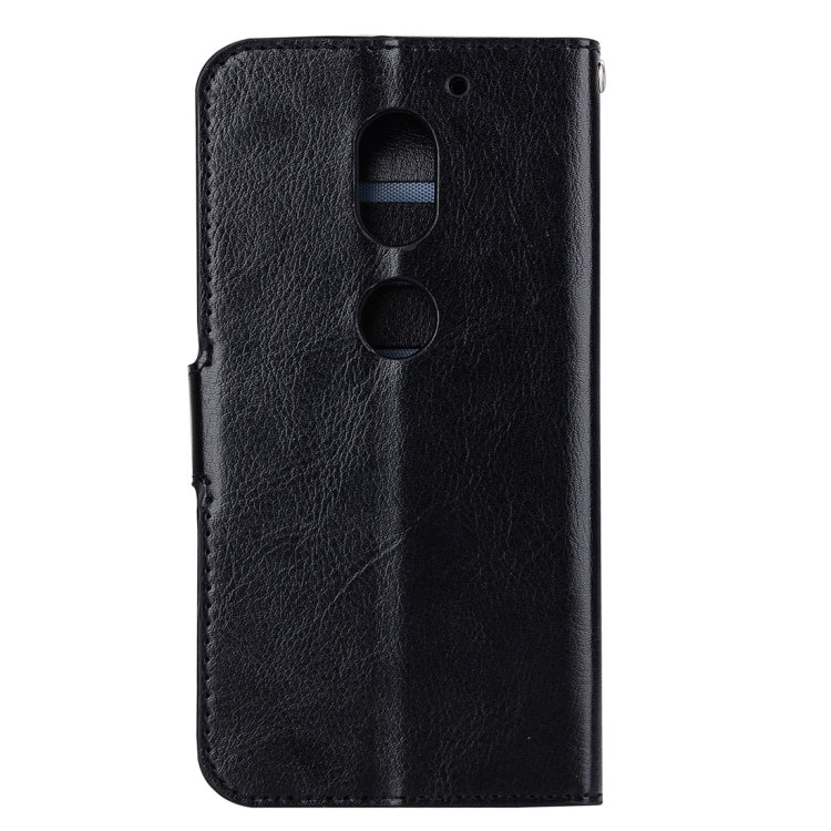 For Motorola Moto E3 Power Crazy Horse Texture Horizontal Flip Leather Protective Case with Holder & Card Slots & Wallet & Lanyard & Photo Frame