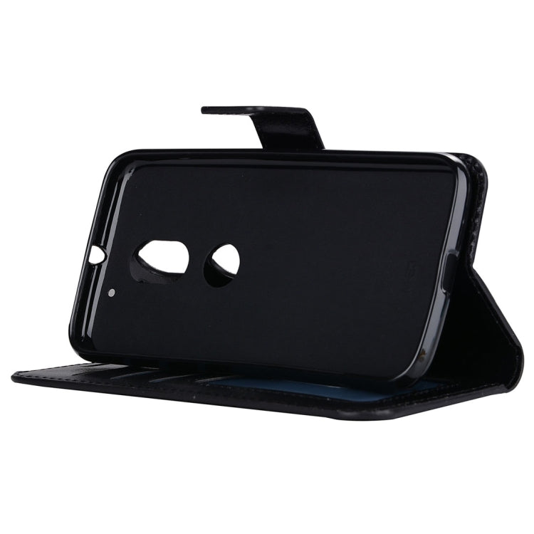 For Motorola Moto E3 Power Crazy Horse Texture Horizontal Flip Leather Protective Case with Holder & Card Slots & Wallet & Lanyard & Photo Frame