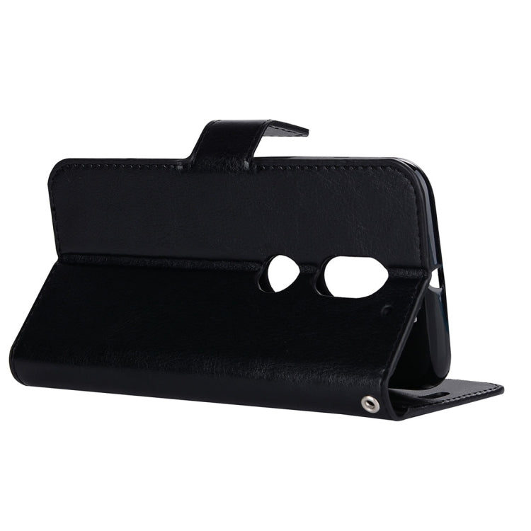 For Motorola Moto E3 Power Crazy Horse Texture Horizontal Flip Leather Protective Case with Holder & Card Slots & Wallet & Lanyard & Photo Frame