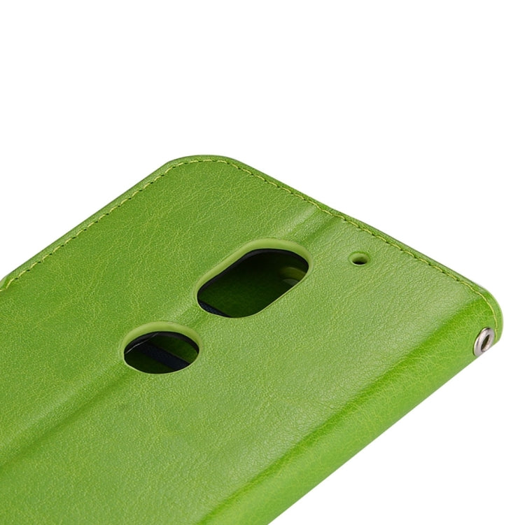 For Motorola Moto E3 Power Crazy Horse Texture Horizontal Flip Leather Protective Case with Holder & Card Slots & Wallet & Lanyard & Photo Frame