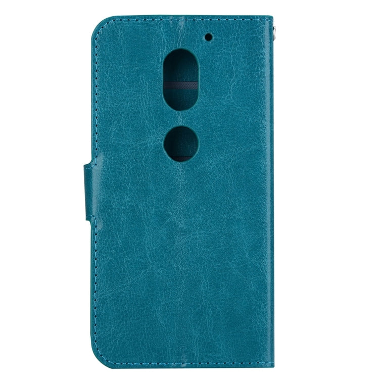 For Motorola Moto E3 Power Crazy Horse Texture Horizontal Flip Leather Protective Case with Holder & Card Slots & Wallet & Lanyard & Photo Frame