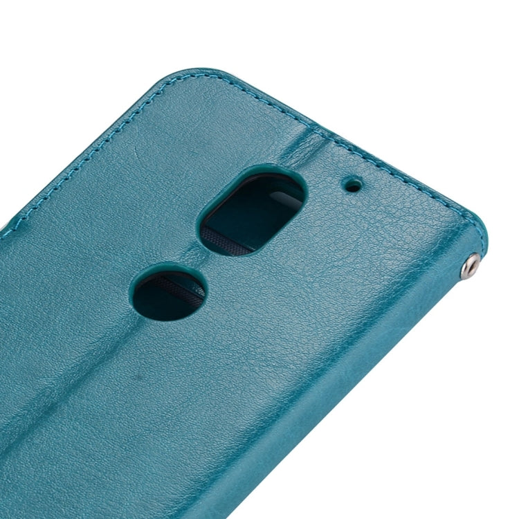 For Motorola Moto E3 Power Crazy Horse Texture Horizontal Flip Leather Protective Case with Holder & Card Slots & Wallet & Lanyard & Photo Frame