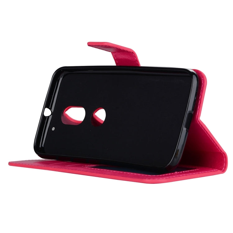 For Motorola Moto E3 Power Crazy Horse Texture Horizontal Flip Leather Protective Case with Holder & Card Slots & Wallet & Lanyard & Photo Frame