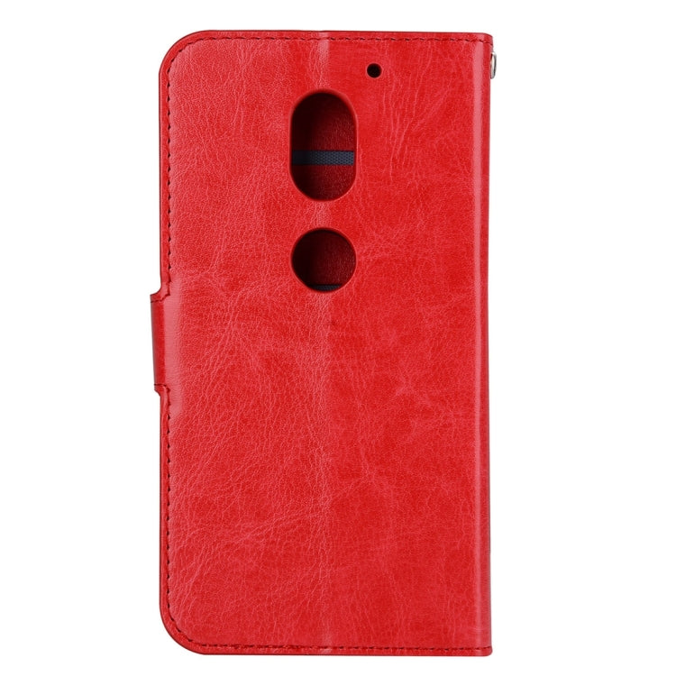 For Motorola Moto E3 Power Crazy Horse Texture Horizontal Flip Leather Protective Case with Holder & Card Slots & Wallet & Lanyard & Photo Frame