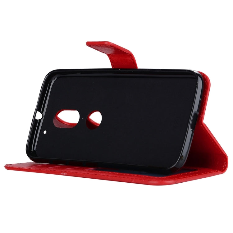 For Motorola Moto E3 Power Crazy Horse Texture Horizontal Flip Leather Protective Case with Holder & Card Slots & Wallet & Lanyard & Photo Frame