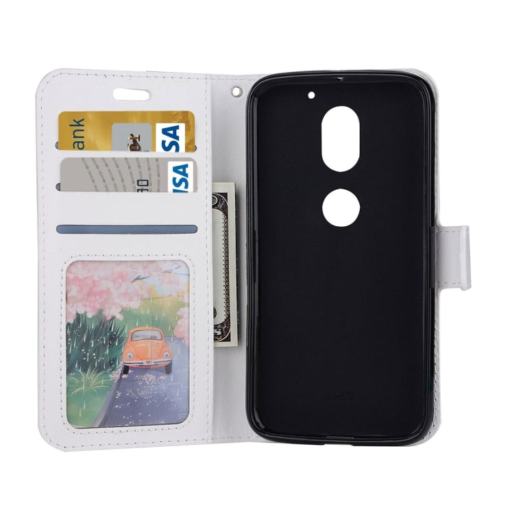 For Motorola Moto E3 Power Crazy Horse Texture Horizontal Flip Leather Protective Case with Holder & Card Slots & Wallet & Lanyard & Photo Frame