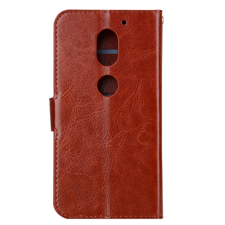 For Motorola Moto E3 Power Crazy Horse Texture Horizontal Flip Leather Protective Case with Holder & Card Slots & Wallet & Lanyard & Photo Frame