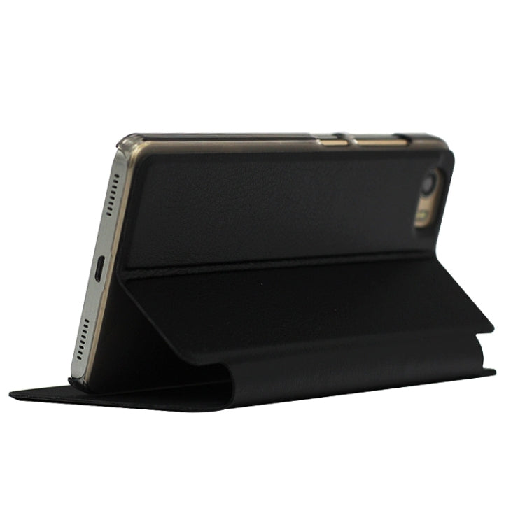 OCUBE for BLUBOO Picasso (MPH1833/MPH1064) Spring Texture Horizontal Flip Leather Case with Holder(Black)