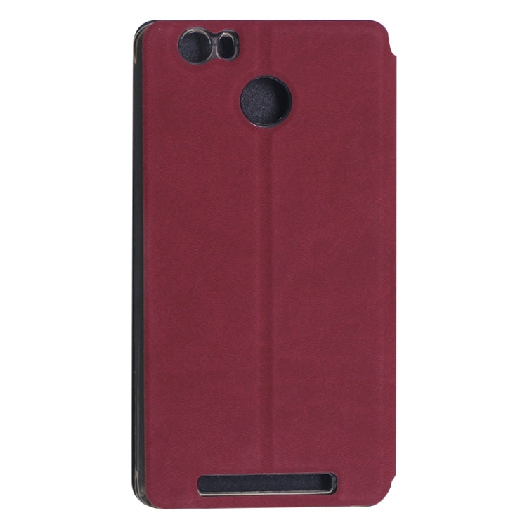 OCUBE for LEAGOO Shark 1 (MPH0234) Lambskin Texture Horizontal Flip Leather Case with Holder