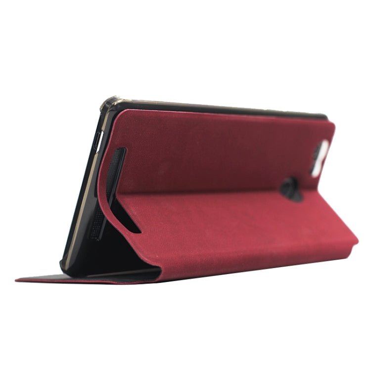 OCUBE for LEAGOO Shark 1 (MPH0234) Lambskin Texture Horizontal Flip Leather Case with Holder