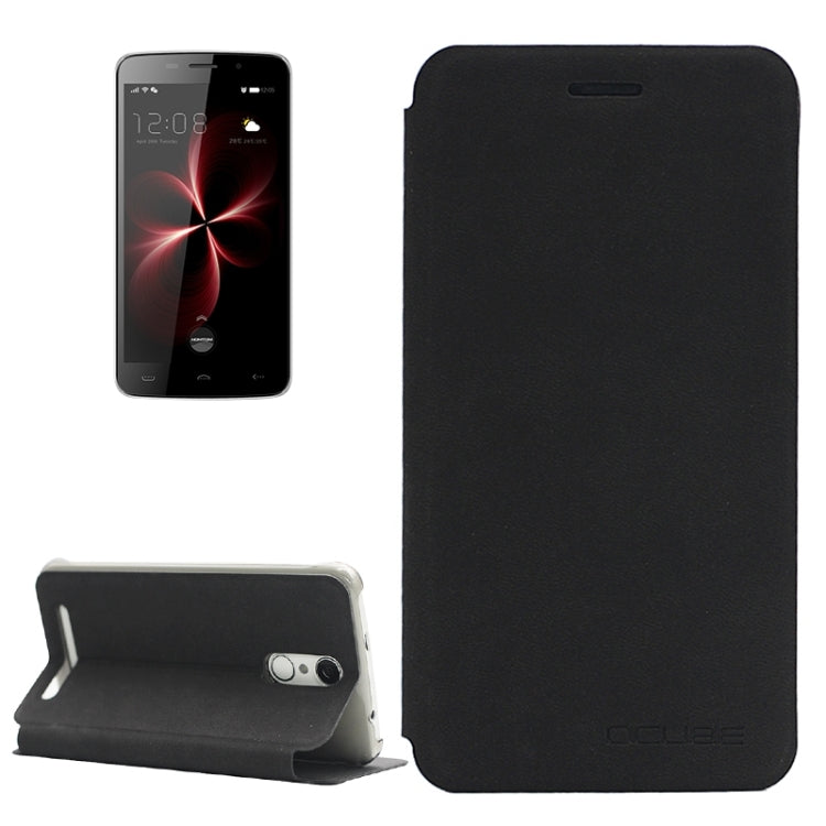 OCUBE for HOMTOM HT17 (MPH0045) Lambskin Texture Horizontal Flip Leather Case with Holder