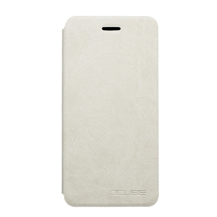 OCUBE for Ulefone Future (MPH0038) Lambskin Texture Horizontal Flip Leather Case with Holder(White)