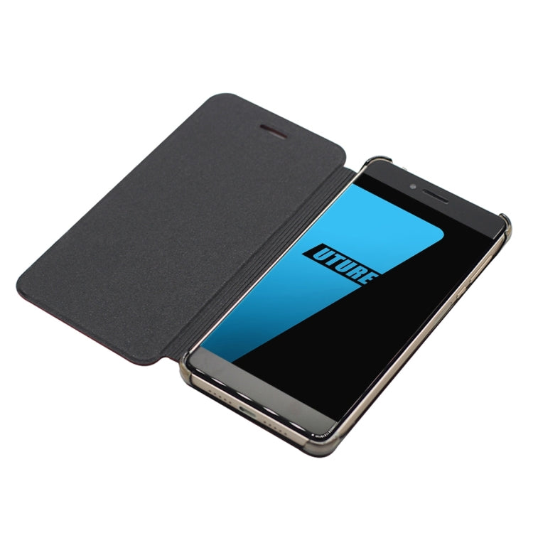 OCUBE for Ulefone Future (MPH0038) Lambskin Texture Horizontal Flip Leather Case with Holder(White)