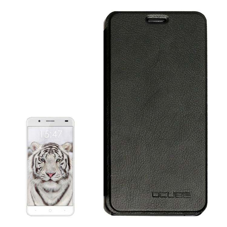 OCUBE for Ulefone Tiger Spring Texture Horizontal Flip Leather Case with Holder