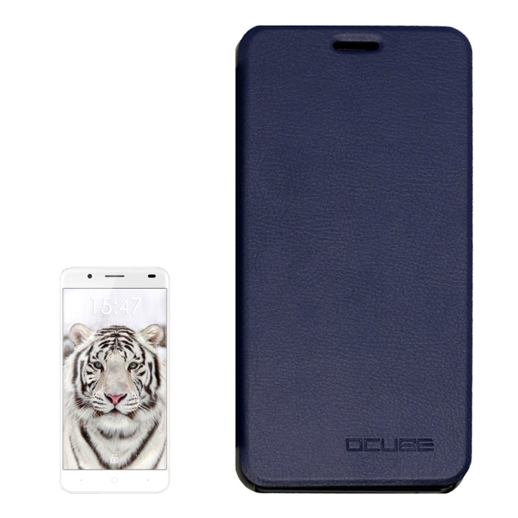 OCUBE for Ulefone Tiger Spring Texture Horizontal Flip Leather Case with Holder