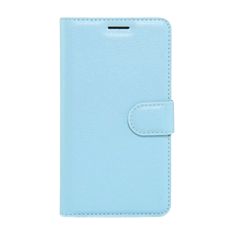 For Wiko Tommy Litchi Texture Horizontal Flip Leather Case with Holder & Card Slots & Wallet
