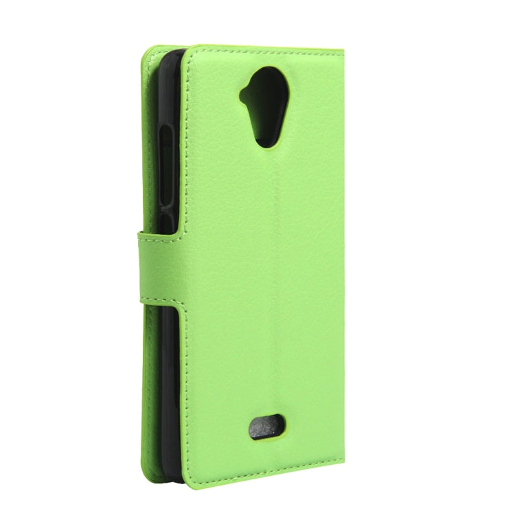 For Wiko U Feel Lite Litchi Texture Horizontal Flip Leather Case with Holder & Card Slots & Wallet
