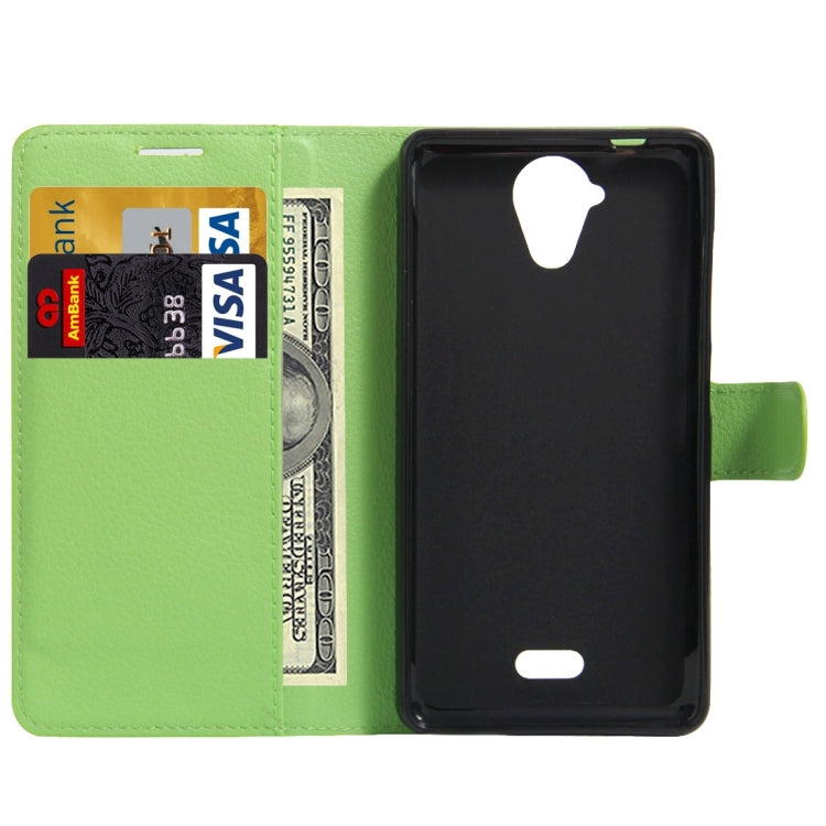For Wiko U Feel Lite Litchi Texture Horizontal Flip Leather Case with Holder & Card Slots & Wallet