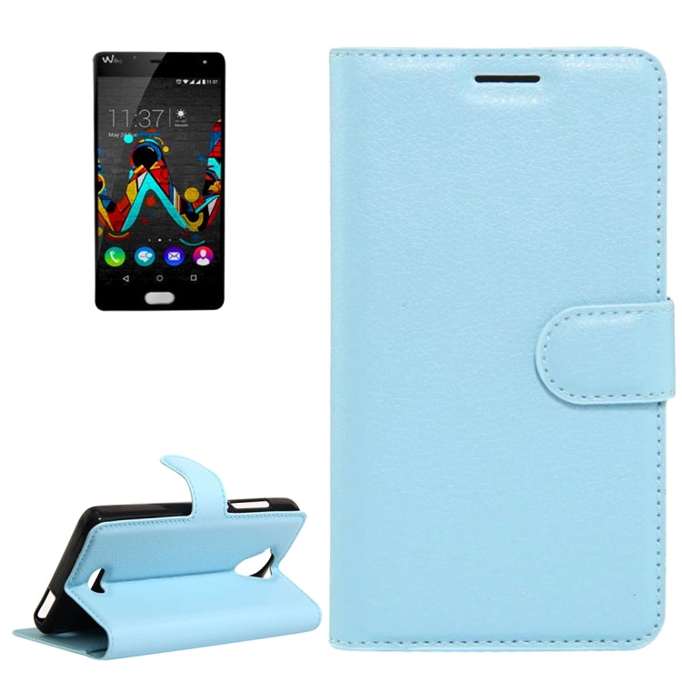 For Wiko U Feel Lite Litchi Texture Horizontal Flip Leather Case with Holder & Card Slots & Wallet