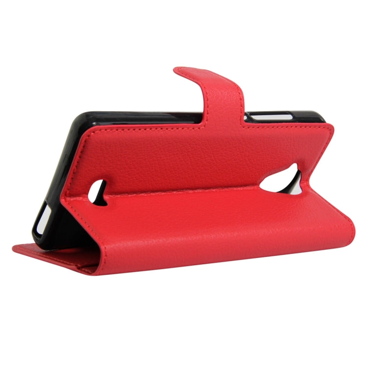 For Wiko U Feel Lite Litchi Texture Horizontal Flip Leather Case with Holder & Card Slots & Wallet