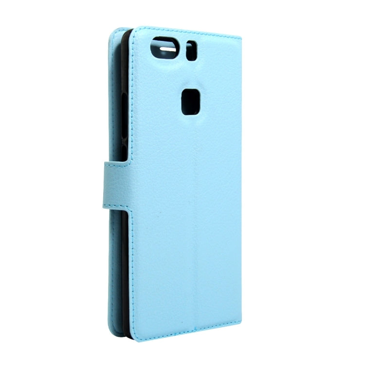 For Huawei P9 Plus Litchi Texture Horizontal Flip Leather Case with Holder & Card Slots & Wallet