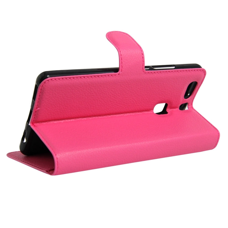 For Huawei P9 Plus Litchi Texture Horizontal Flip Leather Case with Holder & Card Slots & Wallet