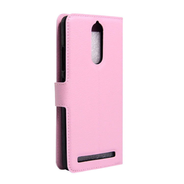 For Lenovo Lemon K5 Note Litchi Texture Horizontal Flip Leather Case with Holder & Card Slots & Wallet