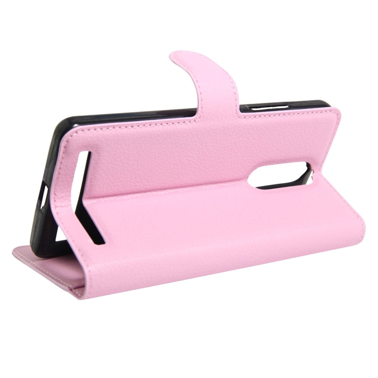 For Lenovo Lemon K5 Note Litchi Texture Horizontal Flip Leather Case with Holder & Card Slots & Wallet