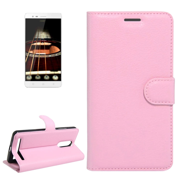 For Lenovo Lemon K5 Note Litchi Texture Horizontal Flip Leather Case with Holder & Card Slots & Wallet