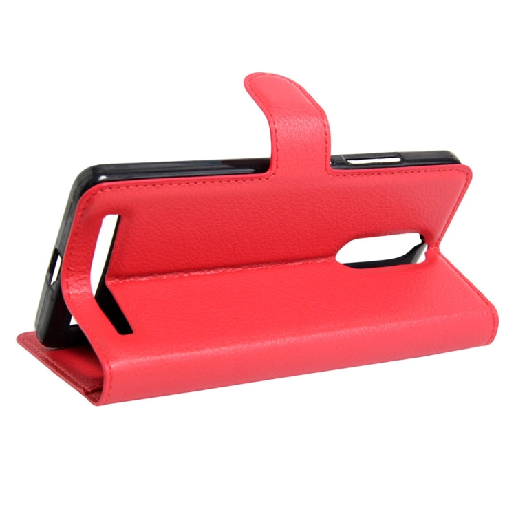 For Lenovo Lemon K5 Note Litchi Texture Horizontal Flip Leather Case with Holder & Card Slots & Wallet