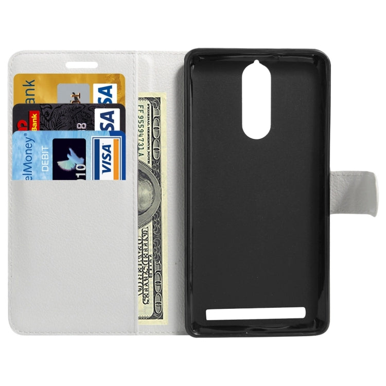 For Lenovo Lemon K5 Note Litchi Texture Horizontal Flip Leather Case with Holder & Card Slots & Wallet