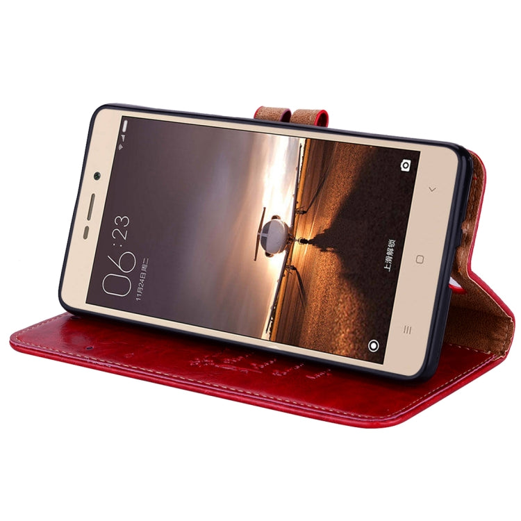 For Xiaomi Redmi 3S Business Style Oil Wax Texture Horizontal Flip Leather Case with Holder & Card Slots & Wallet