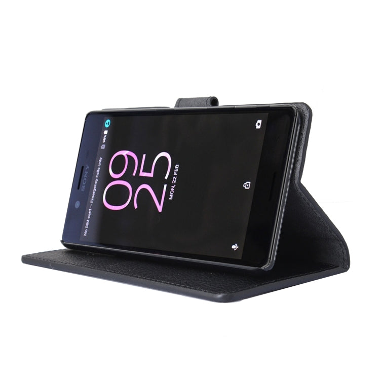 For Sony Xperia X Performance Litchi Texture