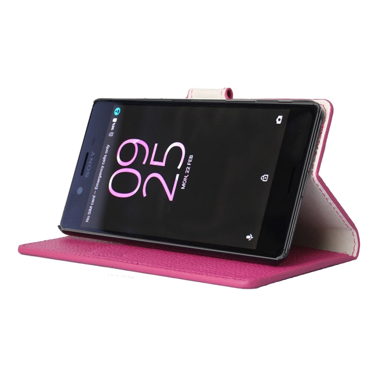 For Sony Xperia X Performance Litchi Texture